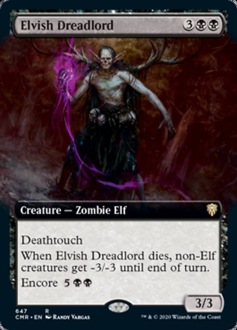 Elvish Dreadlord  Extended Art|0|0|0.00