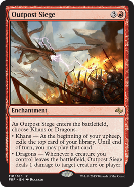 Outpost Siege (Fate Reforged) Medium Play