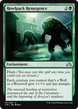 Howlpack Resurgence (Shadows Over Innistrad) Medium Play Foil