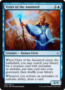 Vizier of the Anointed (Hour of Devastation) Medium Play