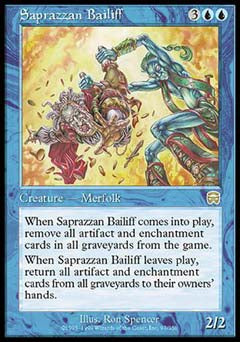 Saprazzan Bailiff (Mercadian Masques) Medium Play