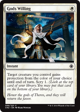 Gods Willing (Conspiracy: Take the Crown) Medium Play