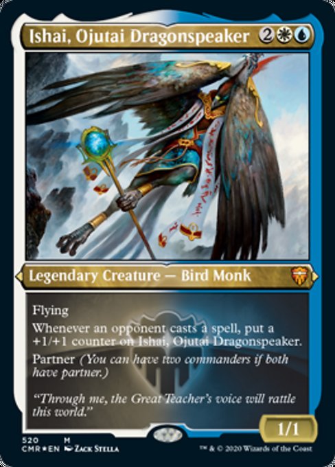 Ishai, Ojutai Dragonspeaker (Foil Etched) (Commander Legends) Near Mint Foil
