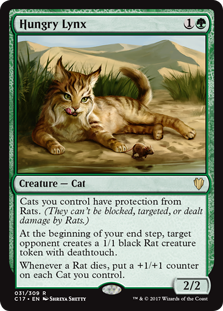 Hungry Lynx (Commander 2017) Near Mint