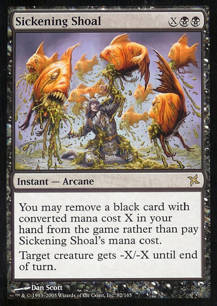 Sickening Shoal (Betrayers of Kamigawa) Medium Play