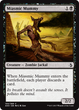 Miasmic Mummy (Amonkhet) Medium Play