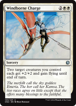 Windborne Charge (Conspiracy: Take the Crown) Medium Play