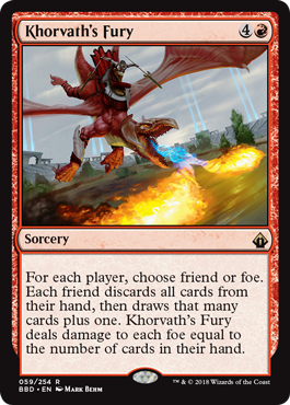 Khorvath's Fury (Battlebond) Near Mint