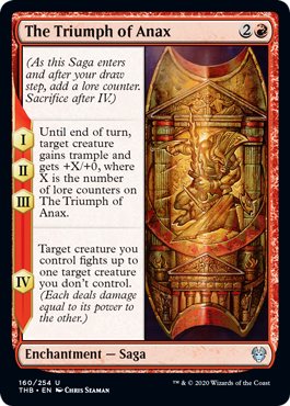The Triumph of Anax (Theros Beyond Death) Near Mint