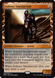 Solemn Simulacrum (Kaladesh Inventions) Near Mint Foil