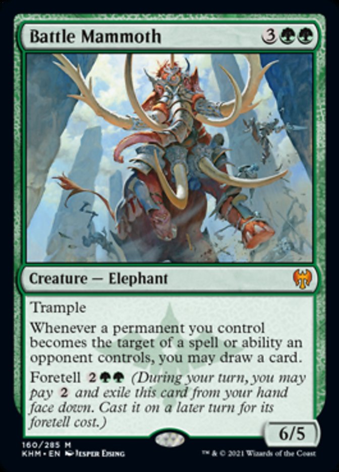 Battle Mammoth (Kaldheim) Light Play