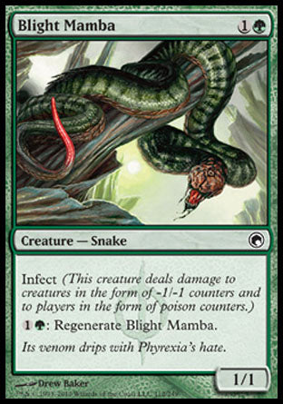 Blight Mamba (Scars of Mirrodin) Near Mint Foil