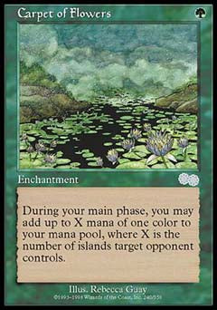 Carpet of Flowers (Urza's Saga) Medium Play