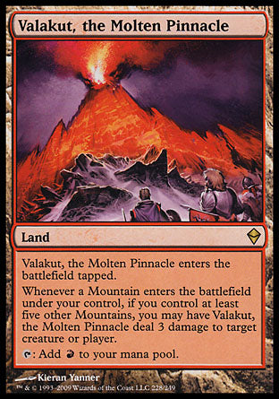 Valakut, the Molten Pinnacle (Zendikar) Medium Play