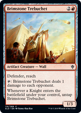 Brimstone Trebuchet (Throne of Eldraine) Medium Play