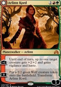 Arlinn Kord (Arlinn Embraced by the Moon) (Shadows Over Innistrad) Light Play Foil