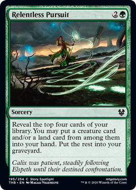 Relentless Pursuit (Theros Beyond Death) Light Play