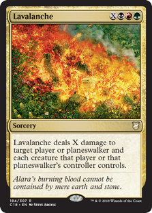 Lavalanche (Commander 2018) Light Play