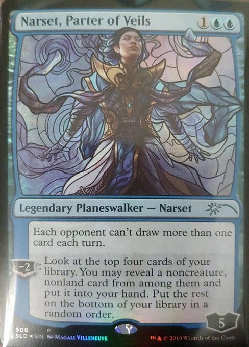 Narset Parter of Veils Stained Glass (Secret Lair) Near Mint Foil