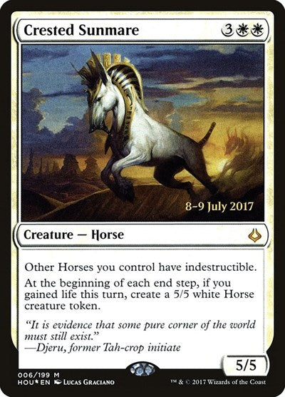 Crested Sunmare (Promos: Prerelease Cards) Light Play Foil