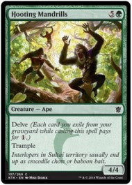 Hooting Mandrills (Khans of Tarkir) Medium Play
