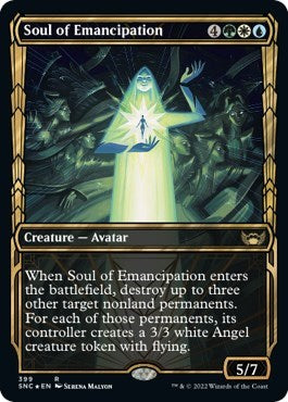 Soul of Emancipation (Gilded Foil) (Streets of New Capenna) Near Mint Foil