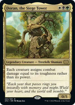 Doran, the Siege Tower (Double Masters 2022) Light Play