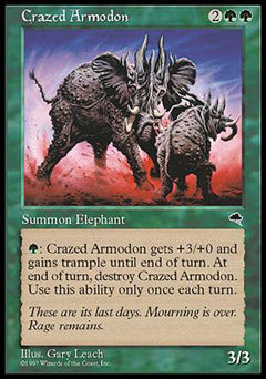 Crazed Armodon (Tempest) Medium Play