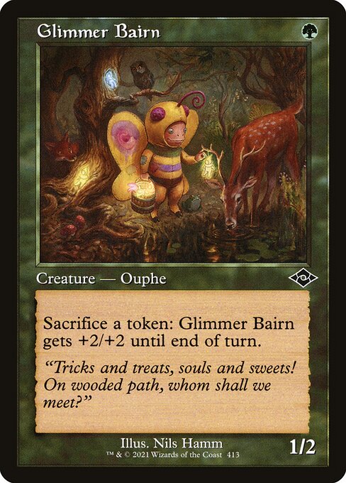 Glimmer Bairn (Retro Frame) (Foil Etched) (Modern Horizons 2) Near Mint Foil
