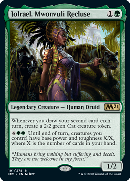 Jolrael, Mwonvuli Recluse (Magic 2021 Core Set) Medium Play