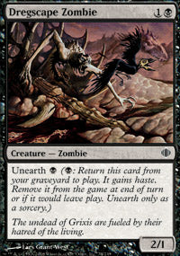 Dregscape Zombie (Shards of Alara) Medium Play Foil