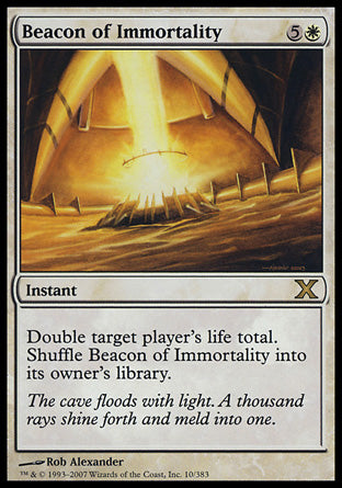 Beacon of Immortality (10th Edition) Light Play Foil