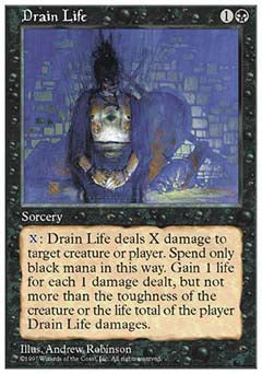 Drain Life (5th Edition) Medium Play
