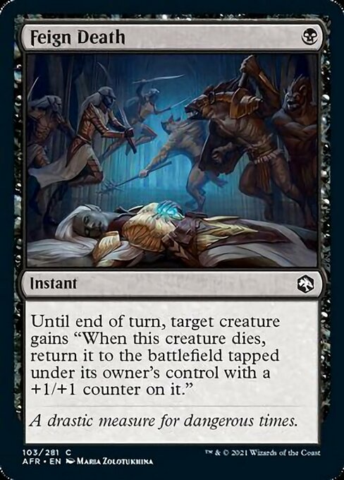 Feign Death (Adventures in the Forgotten Realms) Near Mint