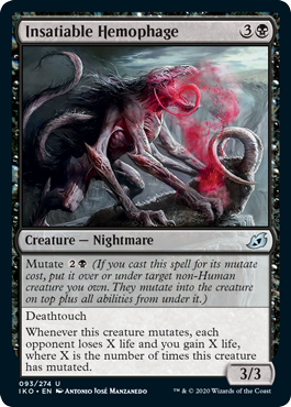 Insatiable Hemophage (Ikoria: Lair of Behemoths) Near Mint Foil