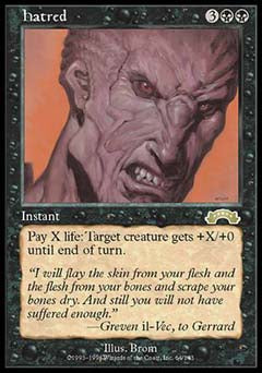 Hatred (Exodus) Near Mint