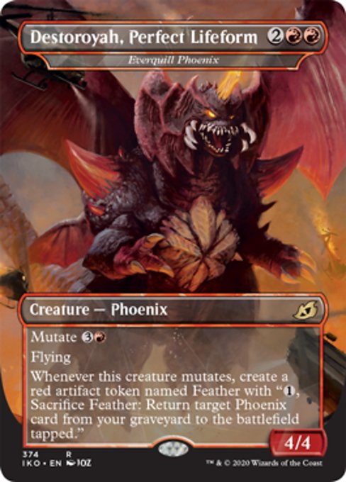 Destoroyah, Perfect Lifeform (Ikoria: Lair of Behemoths) Light Play Foil