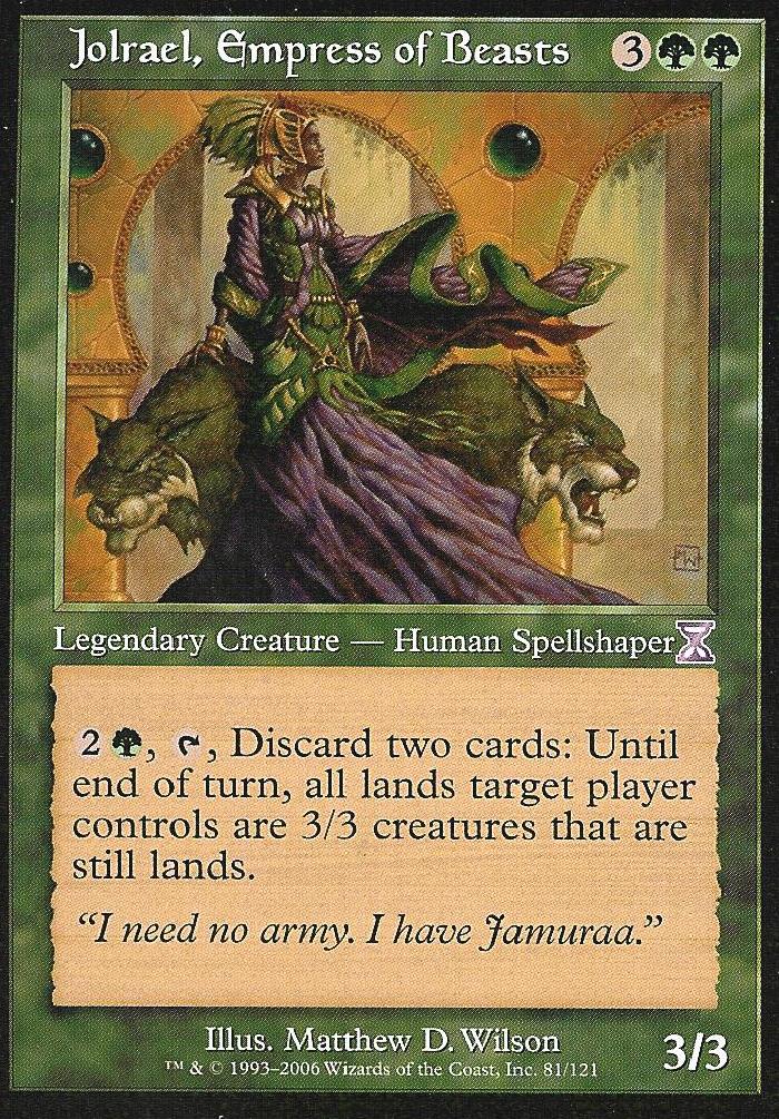 Jolrael, Empress of Beasts (Time Spiral Time Shifted) Light Play Foil