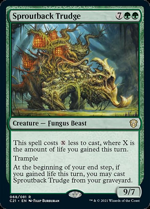 Sproutback Trudge (Commander 2021 Strixhaven) Light Play