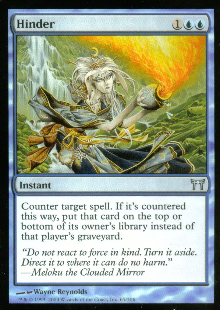Hinder (Champions of Kamigawa) Medium Play