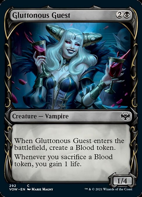 Gluttonous Guest (Showcase) (Innistrad: Crimson Vow) Near Mint