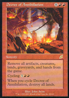 Decree of Annihilation (Scourge) Medium Play