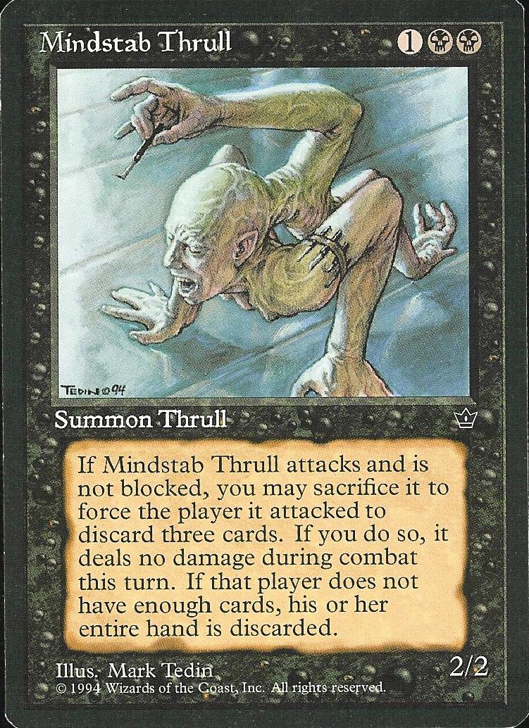 Mindstab Thrull (3) (Fallen Empires) Light Play