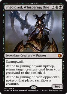 Sheoldred, Whispering One (Iconic Masters) Near Mint Foil