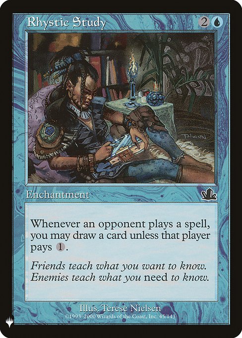 Rhystic Study (Mystery Booster) Near Mint