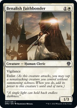 Benalish Faithbonder (Dominaria United) Near Mint Foil