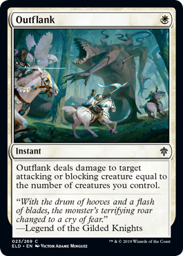 Outflank (Throne of Eldraine) Light Play