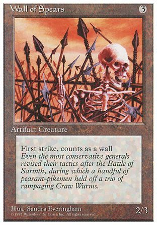 Wall of Spears (4th Edition) Medium Play