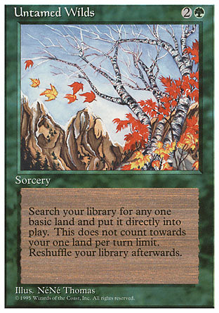 Untamed Wilds (4th Edition) Medium Play