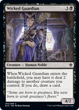 Wicked Guardian (Throne of Eldraine) Near Mint